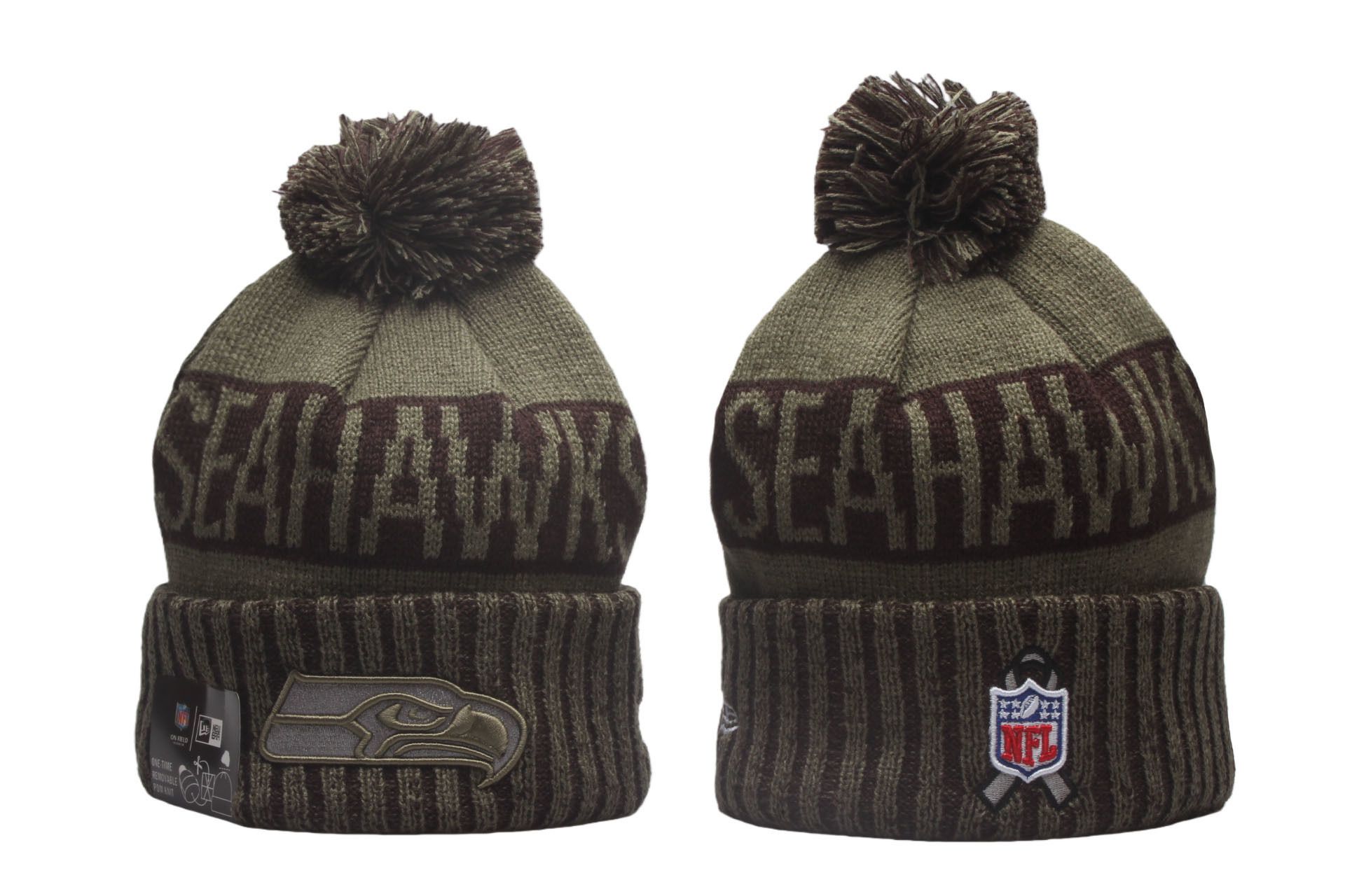 2026 NFL Seattle Seahawks Hat beanie style 01->nfl hats->Sports Caps